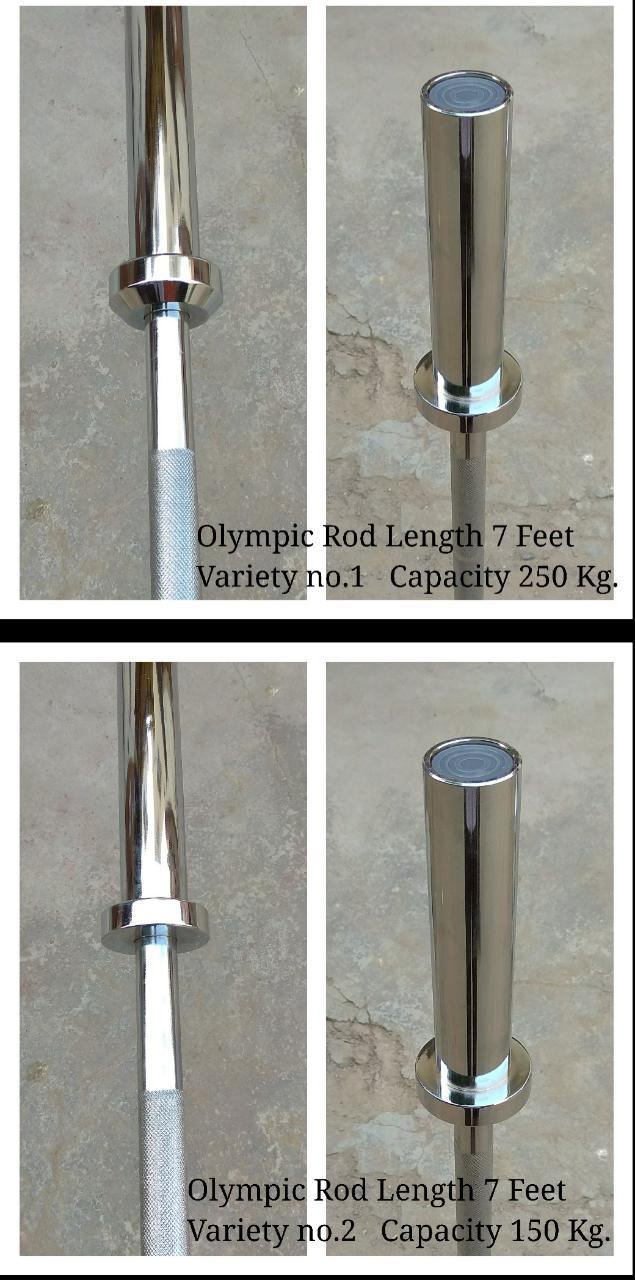 Weight Rod - Heavy-duty Material, Olympic Size Options Available | Durable, Multi-workout Compatible, Muscle Toning, Manual Operation, Long Life Span