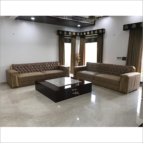 Modern L Shape Sofa With Center Table