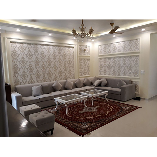 Modern L Shape Sofa With Center Table