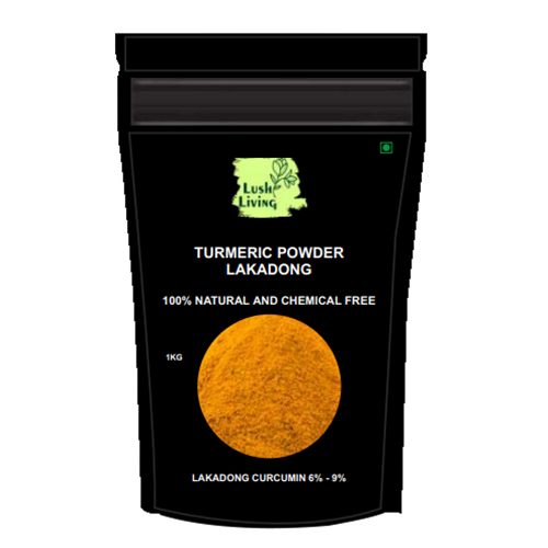 1 kg Turmeric Powder Lakadong - Food Grade, Raw Powder | 12 Months Shelf Life, Store in Dry Place for Optimal Freshness
