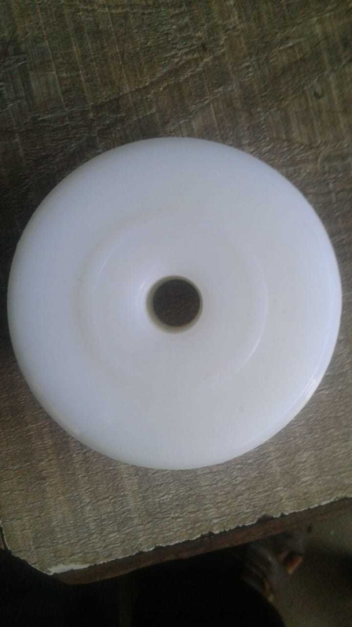 Trolley Wheels - Cast Pu Material, 150x50mm & 180x50mm Sizes, Red Grey Color - Solid Form For Enhanced Durability