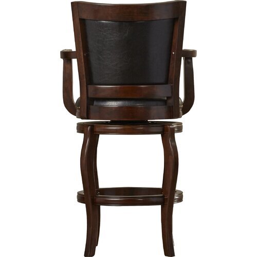 Wooden Leather Stool