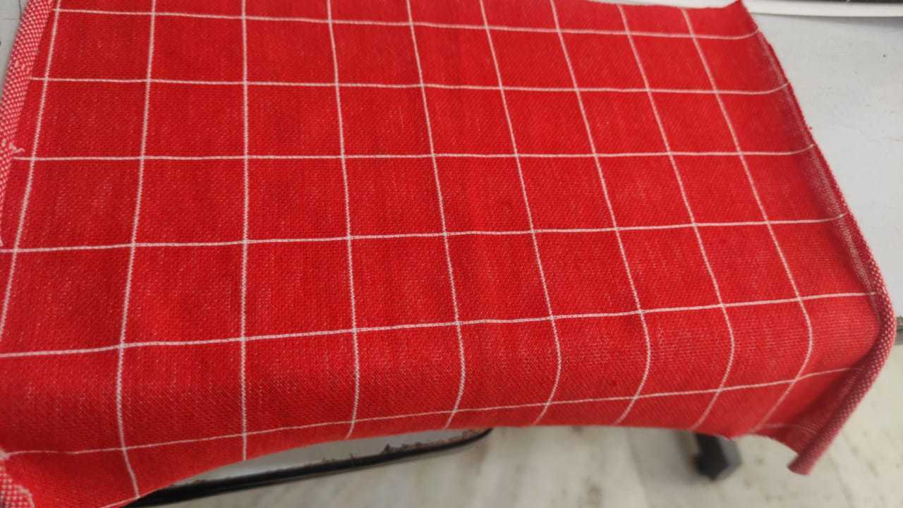 Knitted Fabric - 150 Gsm, 58 Inches Wide, 100 Yards Long | Red Polyester, Machine Washable
