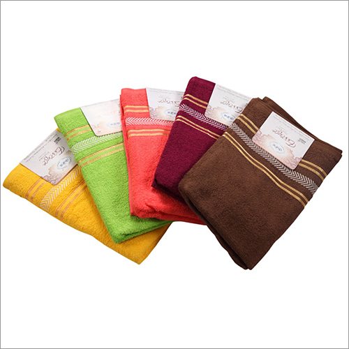 Colored Towel Set - Microfiber, Multi-Colored Patterns | Easy Maintenance, Customizable Design for Hand and Body Use