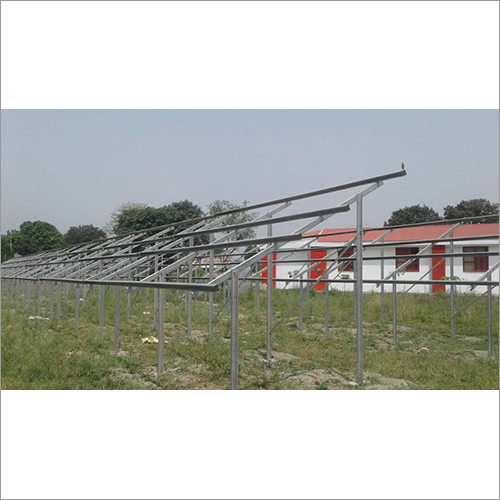 Alivated Solar Mounting Structure - Galvanized Iron, 8mm Thickness, 150 Km/h Wind Speed, 800kg Load Capacity | Manual Switch, 15-year Warranty