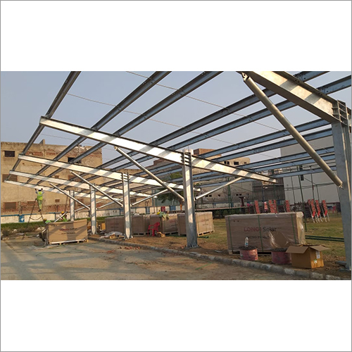 Alivated Solar Mounting Structure - Galvanized Iron, 8mm Thickness, 150 Km/h Wind Speed, 800kg Load Capacity | Manual Switch, 15-year Warranty