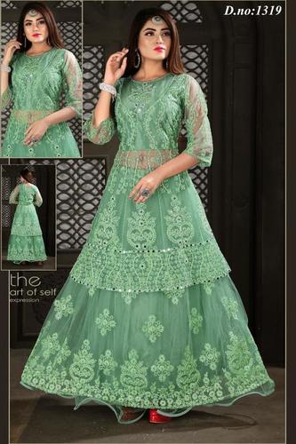 पार्टी वियर नेट गाउन