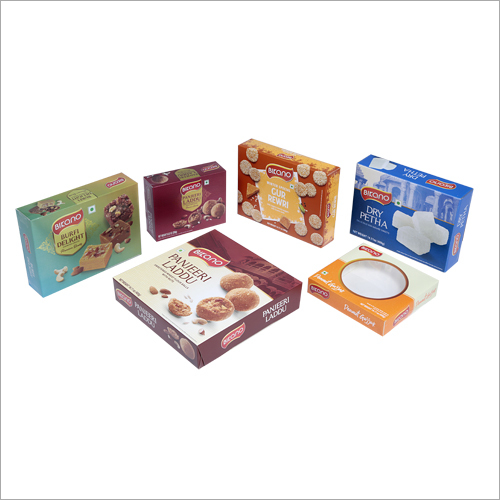 Sweet Packaging Box - Paper Material, Custom Size Options , Multicolor Design For Versatile Gifting