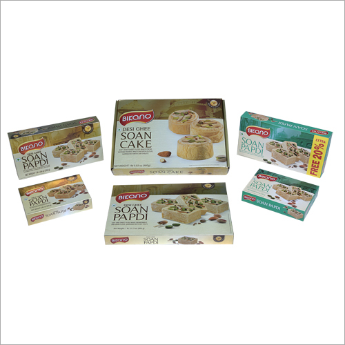 Soan Papdi Packaging Box - Finishing: Glossy Lamination