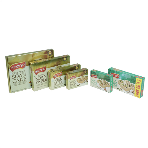Soan Papdi Packaging Box - Finishing: Glossy Lamination