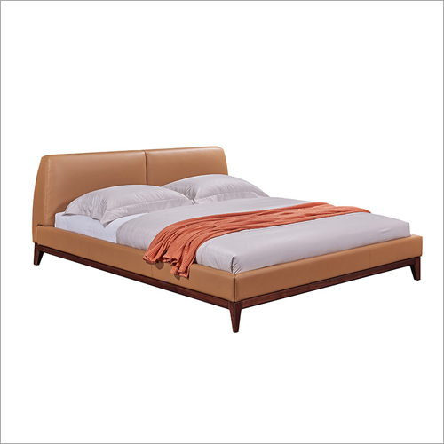 Leather Bed - Premium Quality Genuine Leather, King Size, Elegant Design - Luxurious Comfort, Timeless Aesthetic