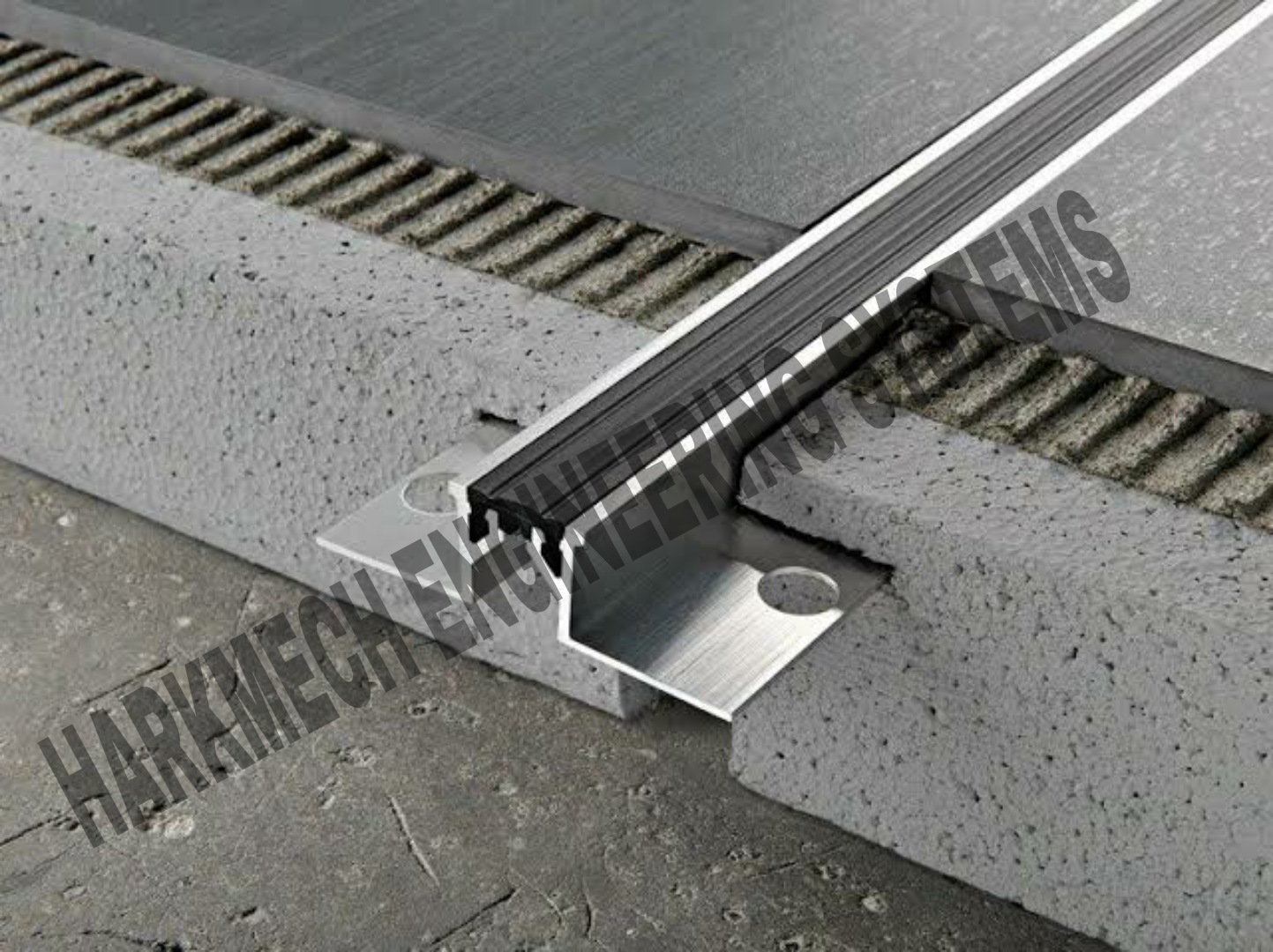 Building Expansion Joint - Aluminum Alloy 6063-t5, 3 Inch Size, Anodized Finish, Vibration Absorption And Semi-closed Circular Cavity