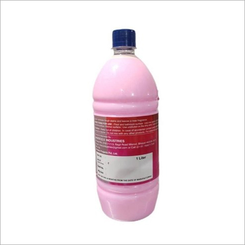 1 Litre Liquid Floor Cleaner - Rose Fragrance, Pink Bottle | Phenyl Formula, Provides Shine, Ideal For Household And Commercial Use
