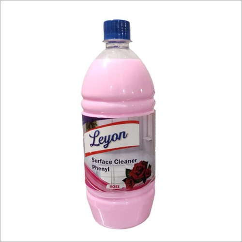 1 Litre Liquid Floor Cleaner - Rose Fragrance, Pink Bottle | Phenyl Formula, Provides Shine, Ideal For Household And Commercial Use