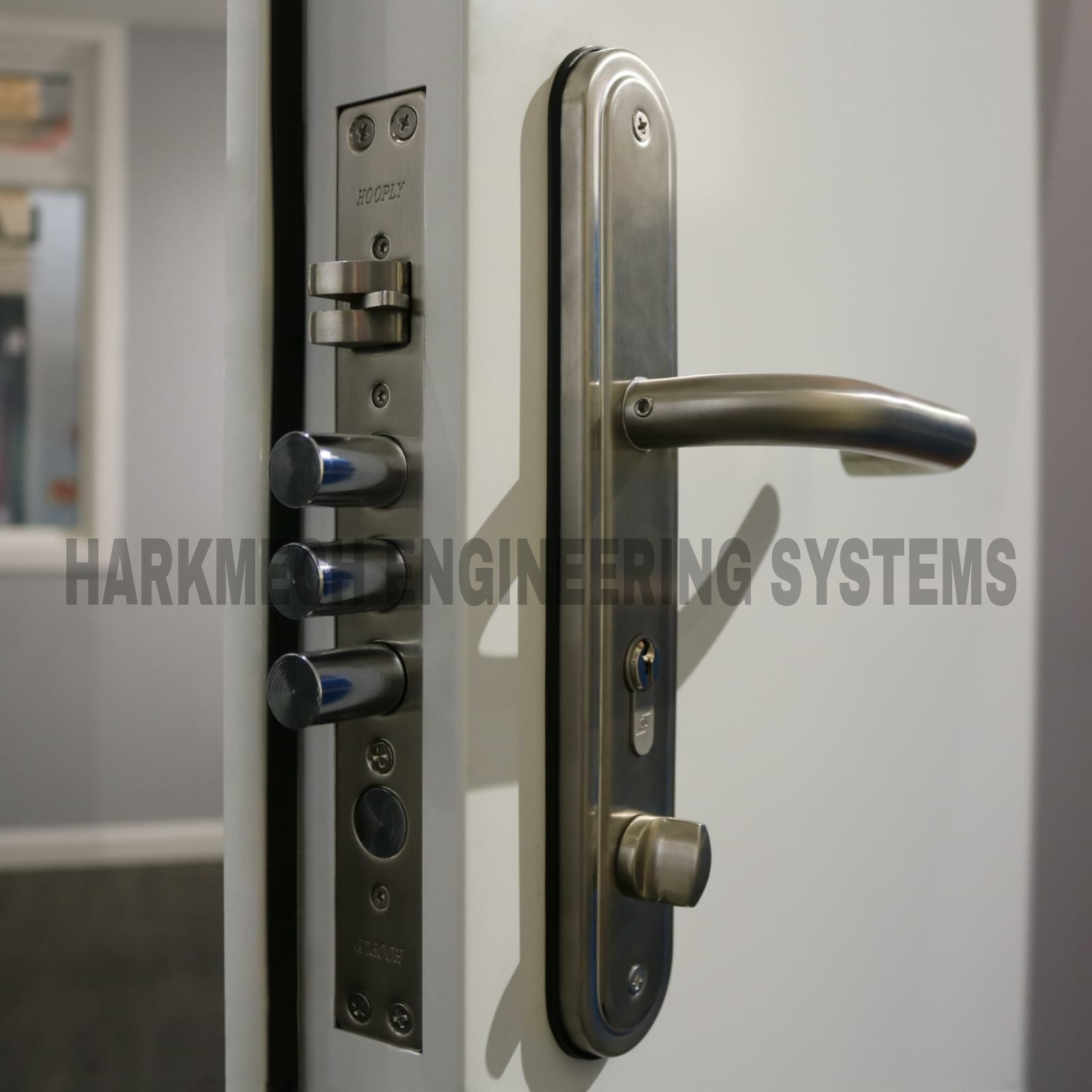 Metal Door Hardwares - Stainless Steel, Varied Dimensions | Corrosion Resistant, Durable, Heavy-duty, Easy Installation, Brushed Finish, Secure Design