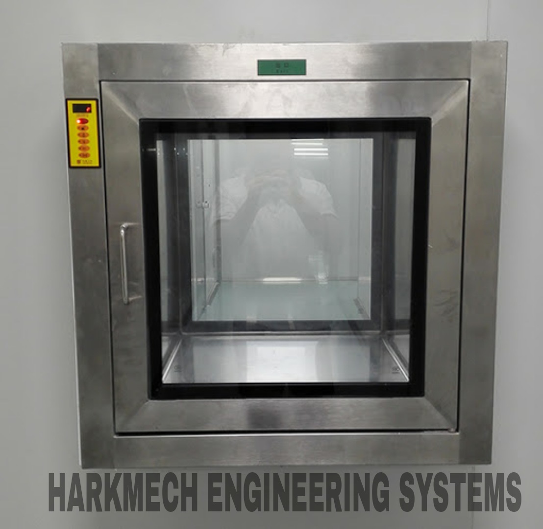 Static Pass Box - Stainless Steel, New Hepa Filter For Clean Room Efficiency | Custom Designed For Pharmaceutical, Semiconductor, And Food Industries
