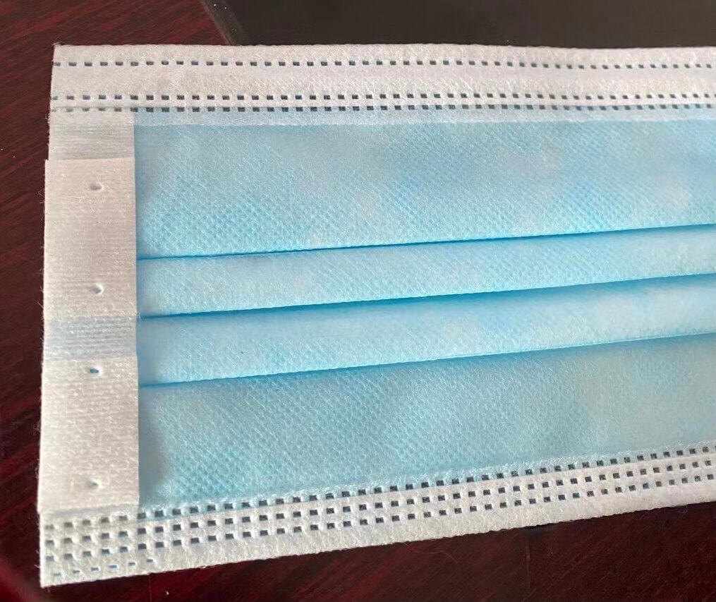 Semi-automatic 3ply Elastic-earloop Mask Machine