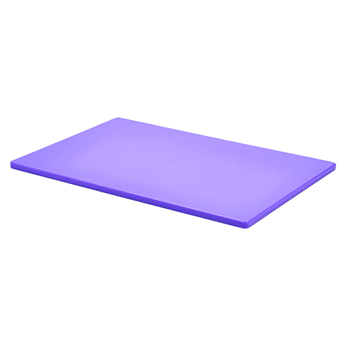 Chopping Board Hdpe 18 X 12 X 1 Purple Grey Color