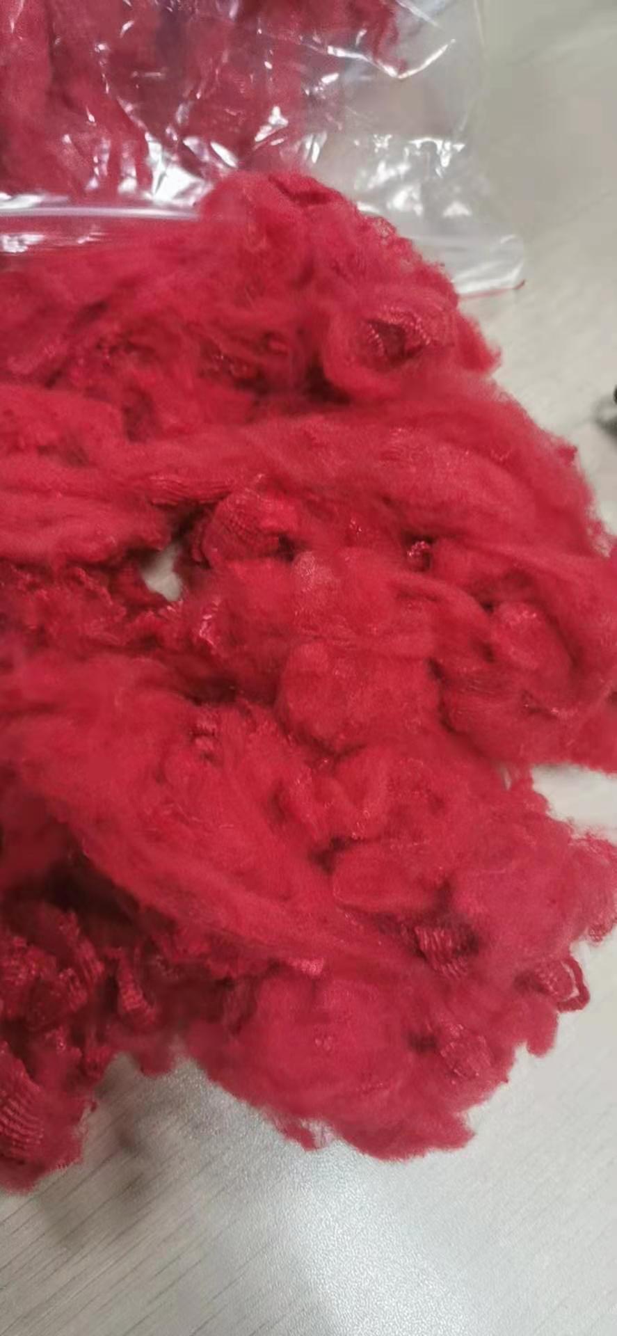 3d38mm Recycled Polyester Staple Fiber Crimp Frequency: 23