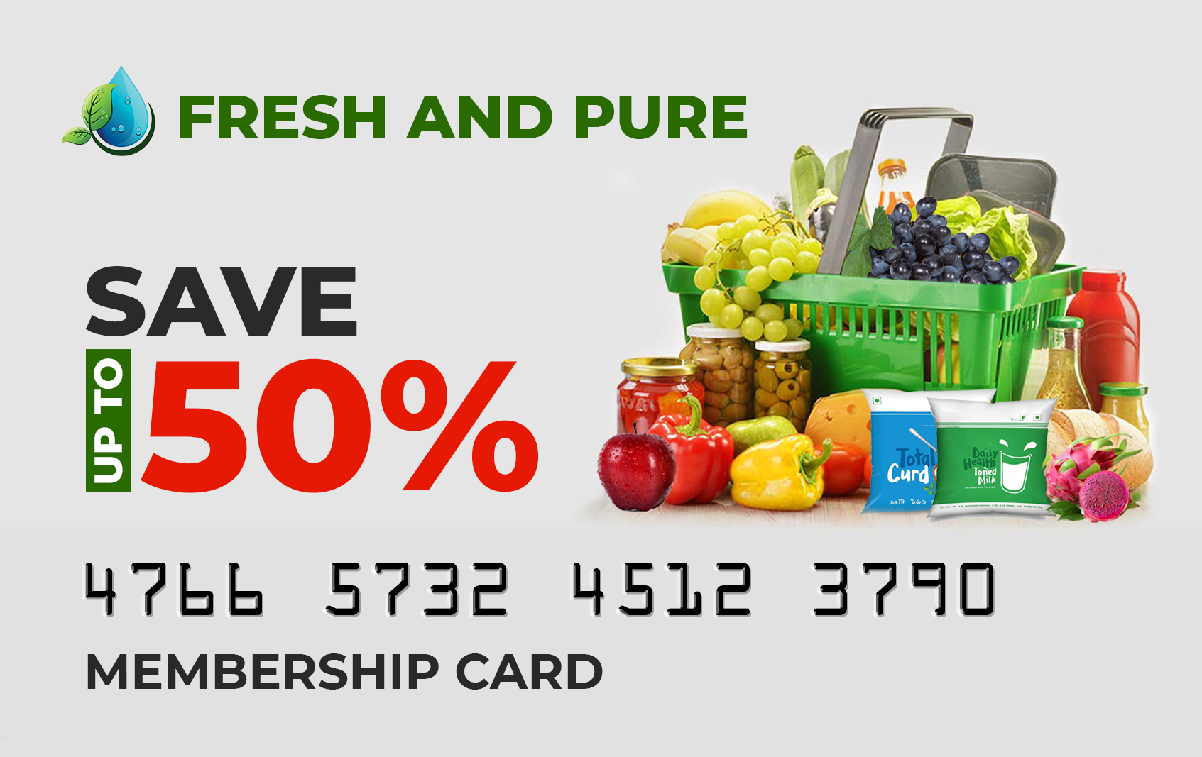 Membership Card - Pvc, 85x54 Mm, Rectangular, Matte Or Glossy Finish | One-sided Or Double-sided, Water Resistant, Custom Design Options
