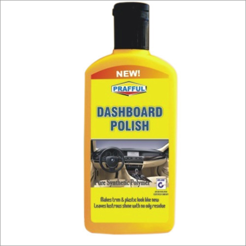 Car Dashboard Polish - 5 L Bottle | Yellow Finish, Easy Application, Long-Lasting Shine
