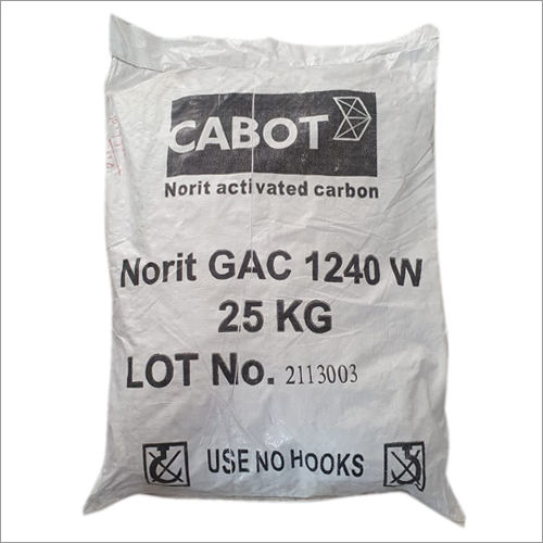 Norit Gac Activated Carbon Apparent Density: 470 Kilogram Per Cubic Meter (Kg/m3)