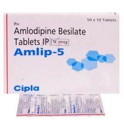 चिकित्सक के निर्देशानुसार एम्लोडिपाइन बेसिलेट टैबलेट.