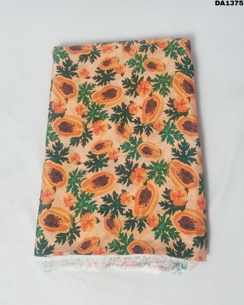 Washable Usa Crepe Digital Print Fabric