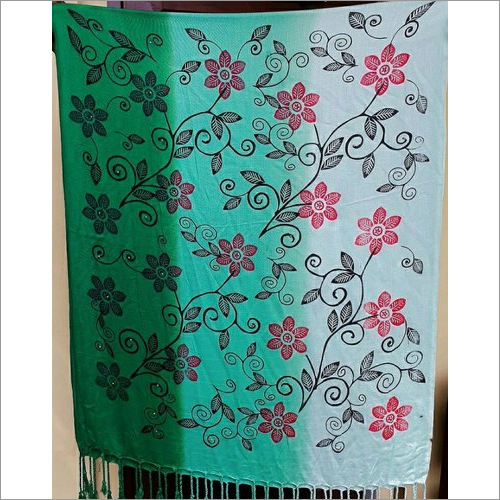 Ladies Printed Satin Stole Usage: Daily