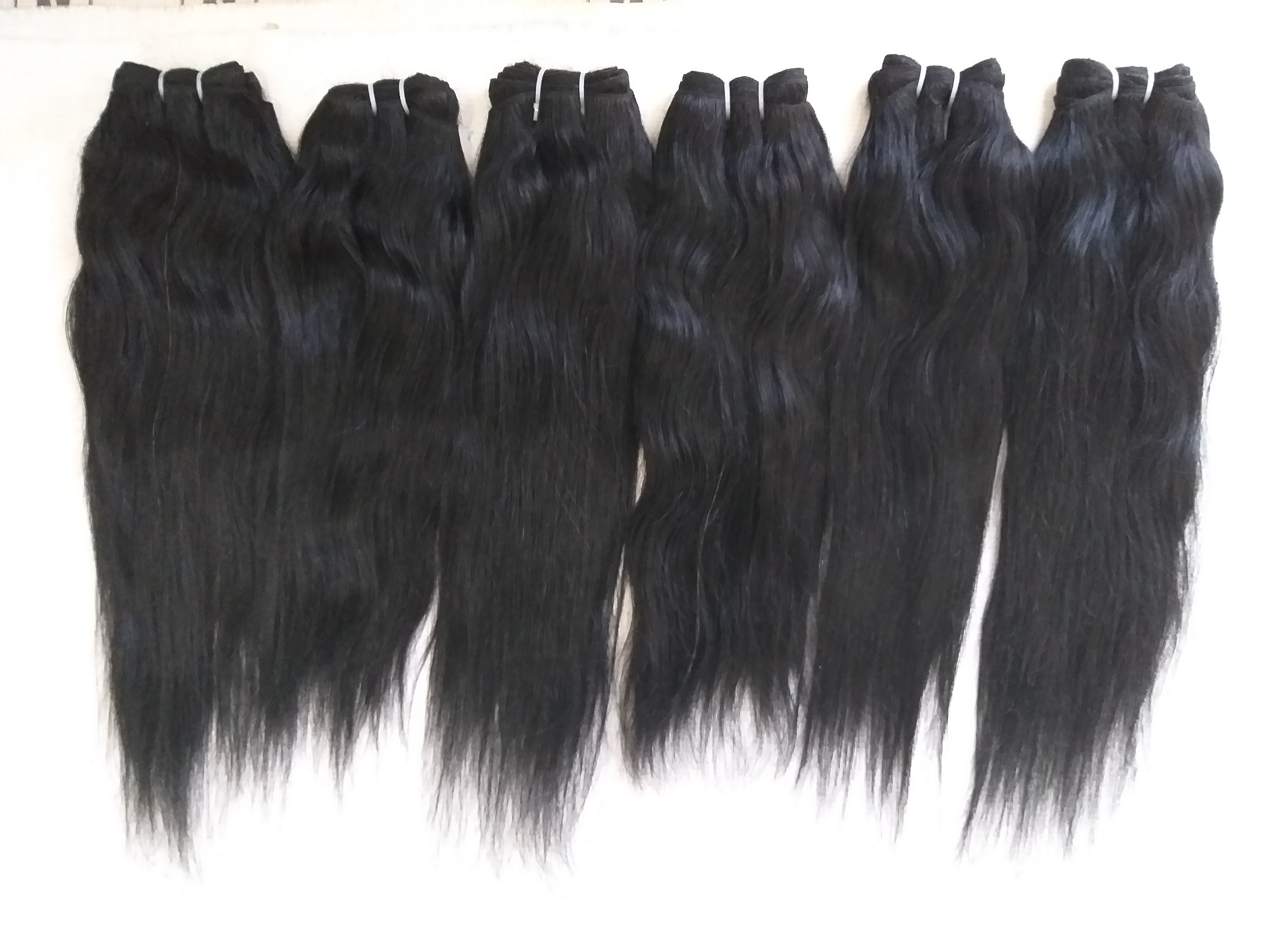 Remy Hair Unprocessed Straight Human Hair Application: Household