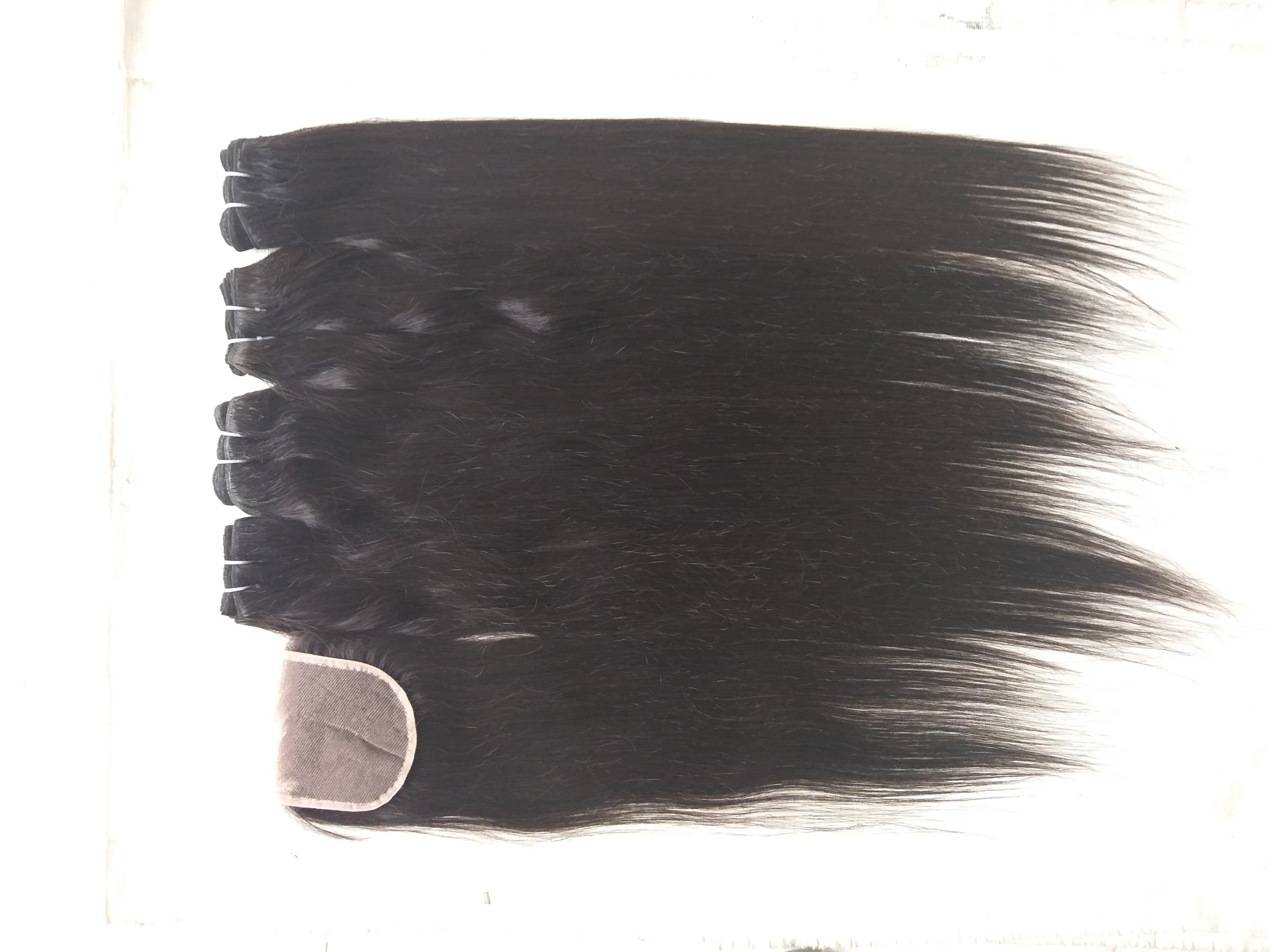 Remy Hair Unprocessed Straight Human Hair Application: Household