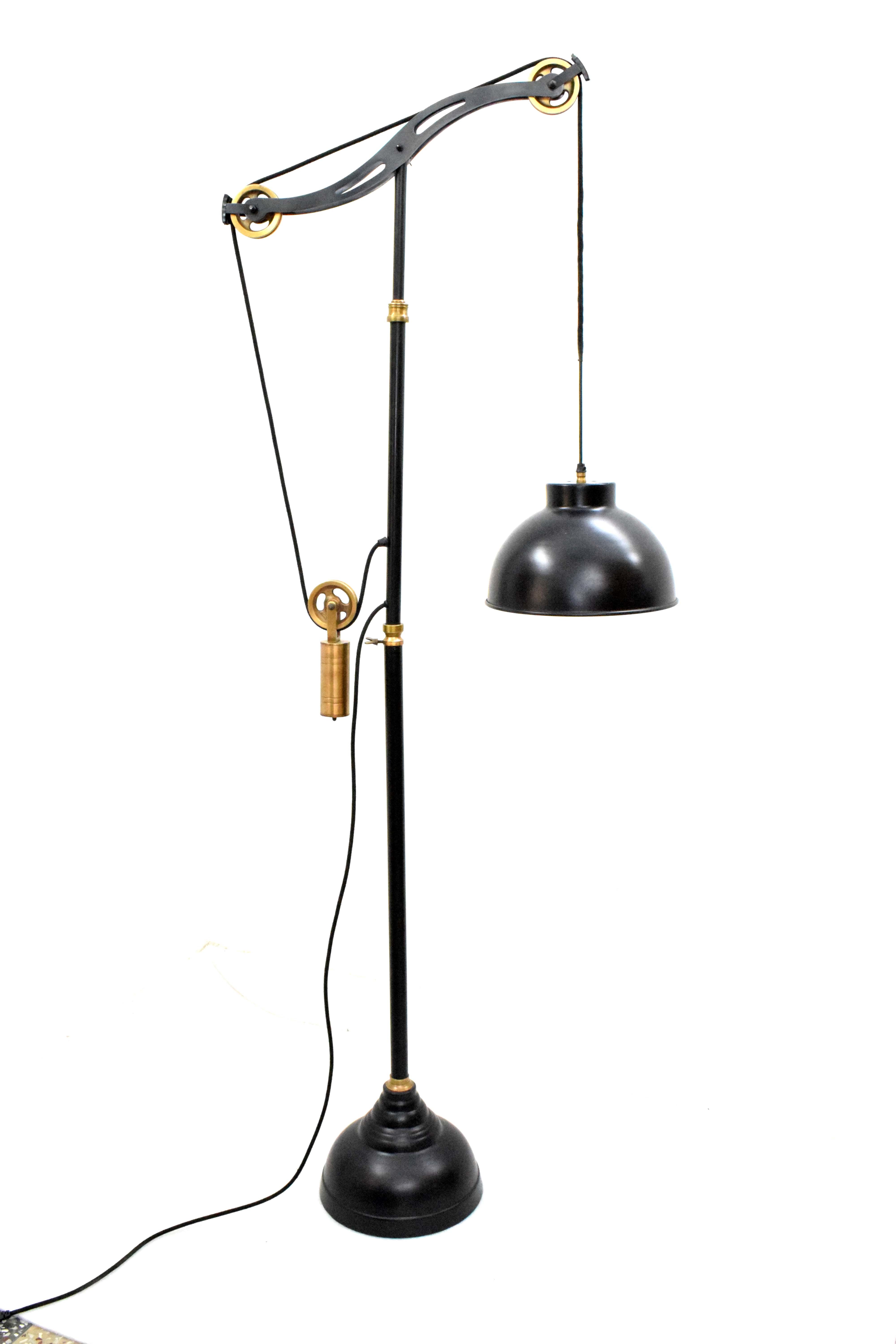 European Floor Studio Pulley Lamp