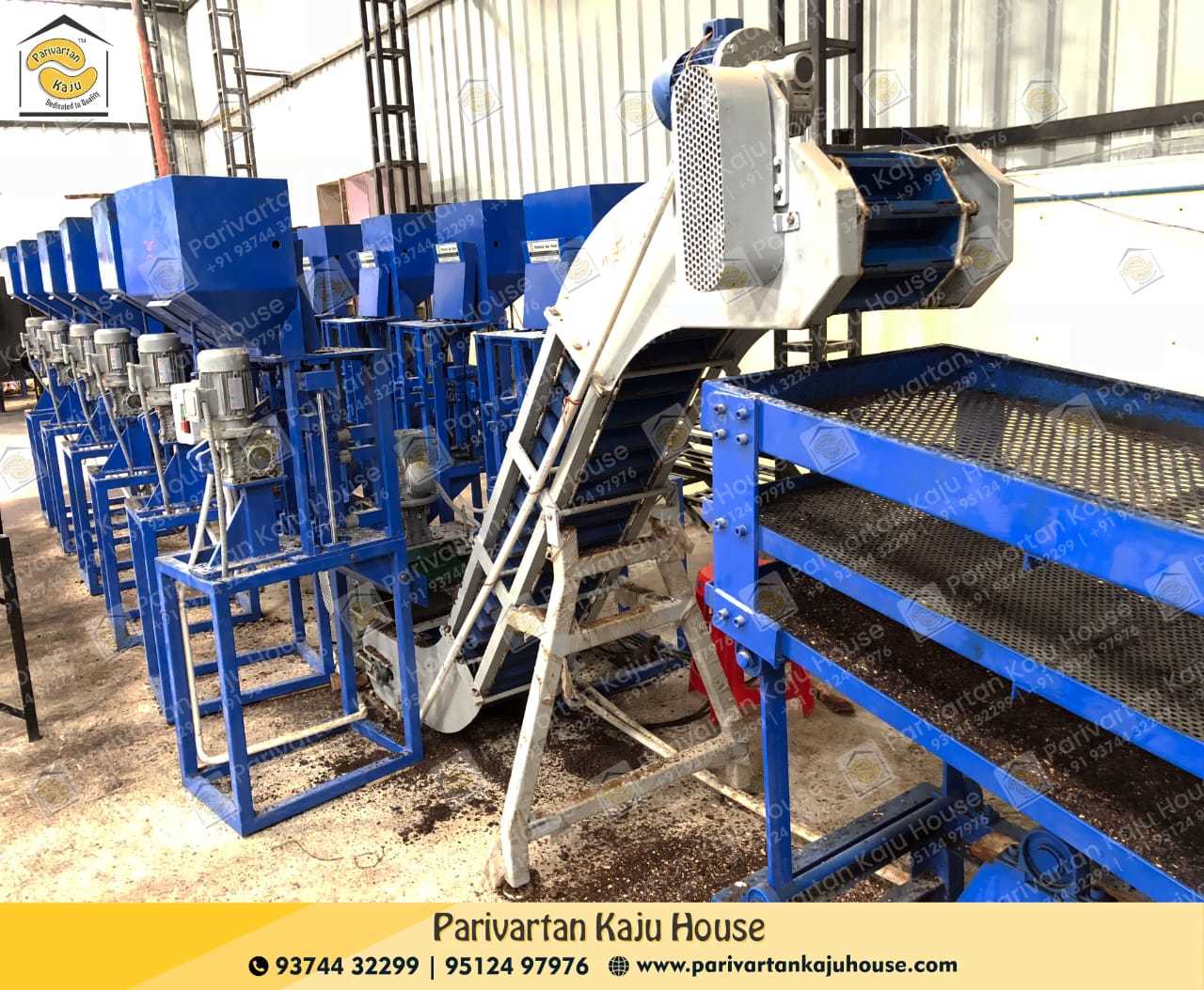 Automatic Kaju Shelling Machine