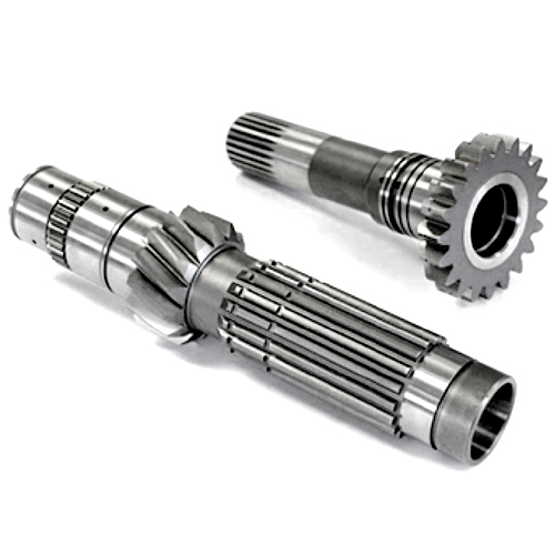 Gear Shaft - Stainless Steel, Various Sizes And Dimensions, Silver Finish | Premium Quality, Ultrasonically Tested, Ideal For Industrial Needs