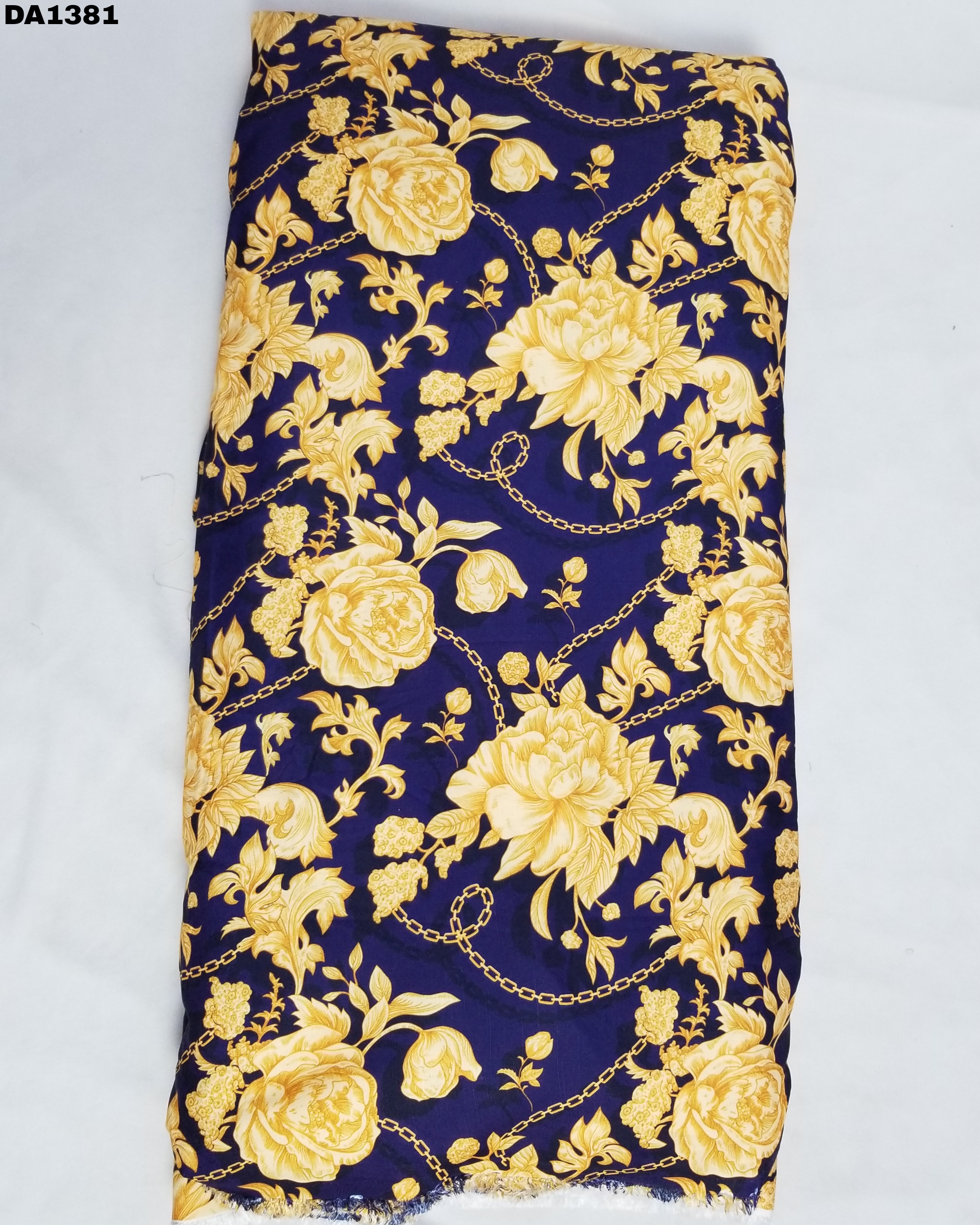 Rayon Slub Digital Print Fabric - 58 Inch Width, Washable Material | Ideal For Garment Creations
