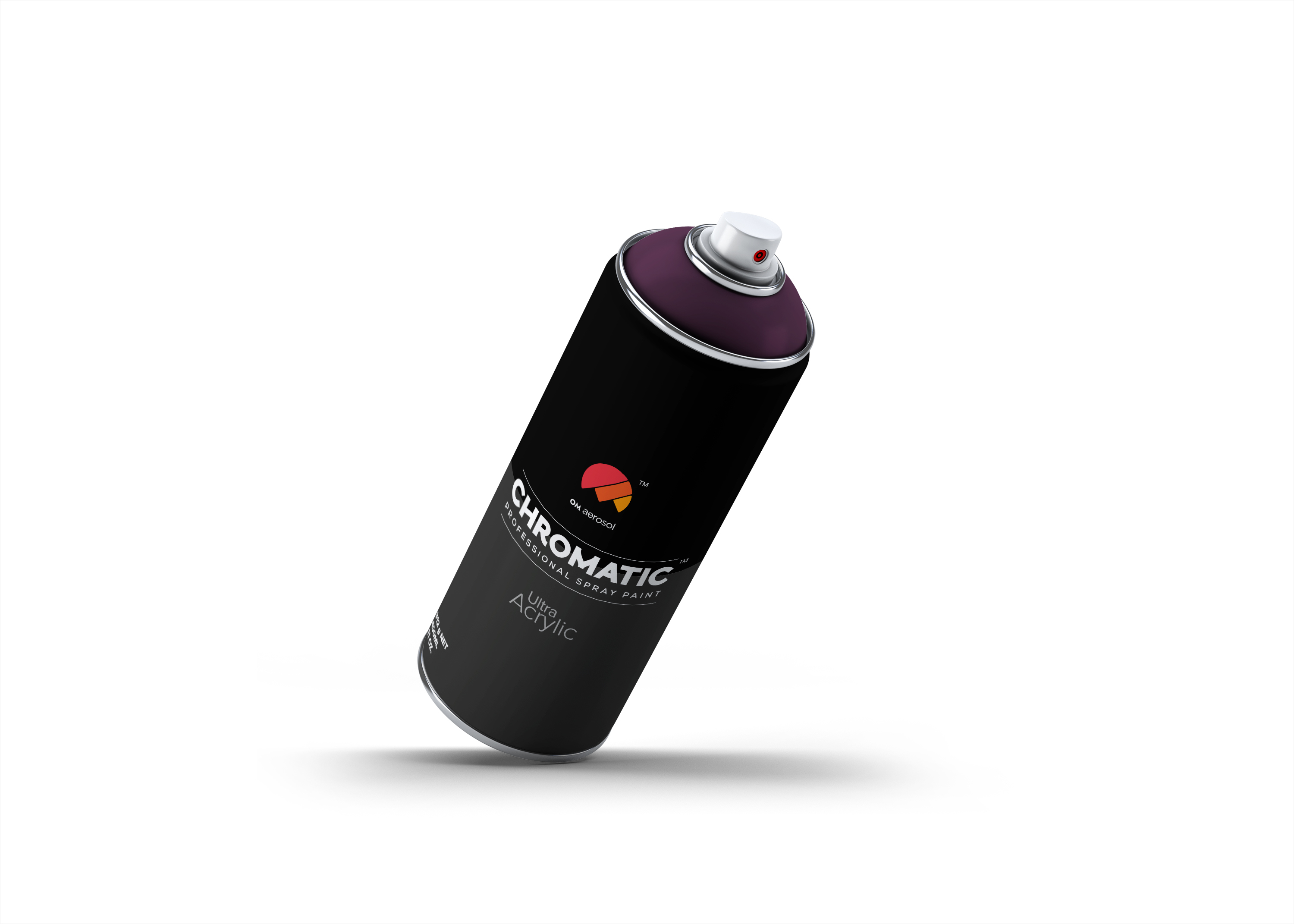 Chromatic Dark Purple - Aerosol Can 400ml, Dark Purple, Glossy Semi-glossy Matt Finish | Fast Drying, Durable Coating, Color Consistency, Eco-friendly