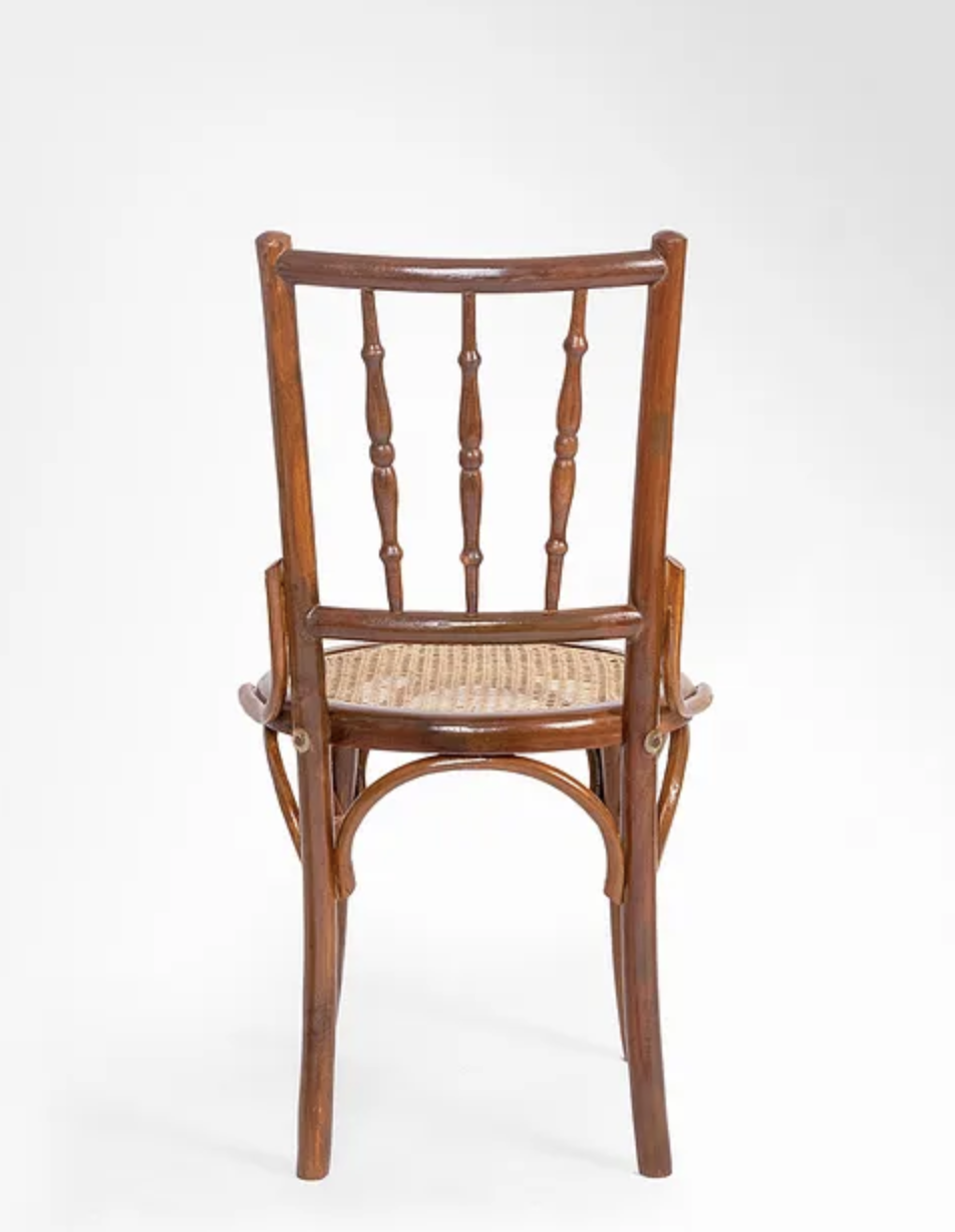 Handmade Round Cane Chair.