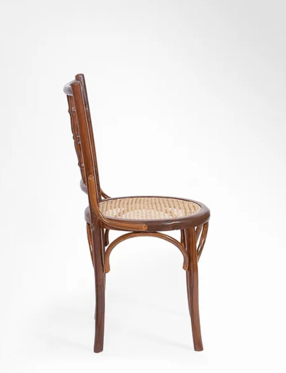 Handmade Round Cane Chair.