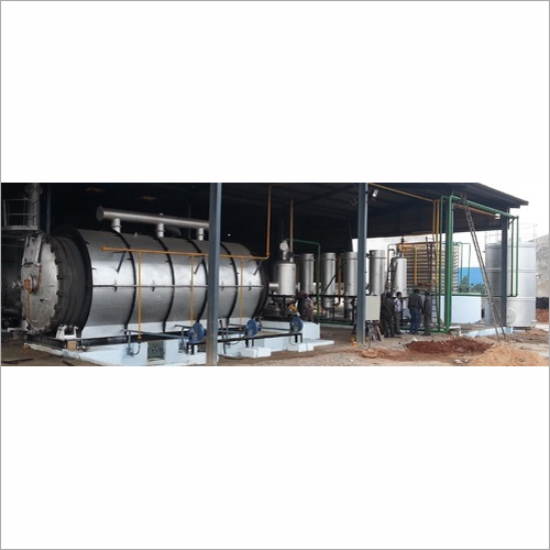 Fully Automatic Waste Tyre Pyrolysis Plant (10 Tons) - Capacity: 10 Ton Ton