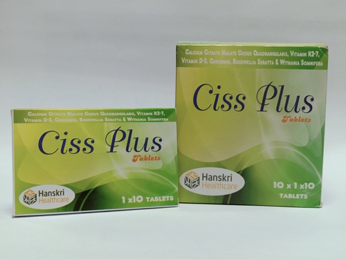 Calcium Cittrate Malate Cissus Quadrangularis, Vitamin K2-7 Vitamin D-3 Tablets General Medicines