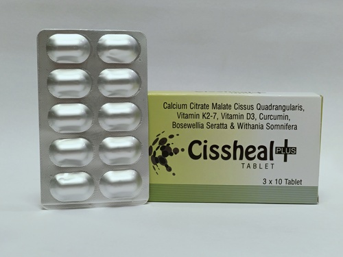 Calcium Cittrate Malate Cissus Quadrangularis  Vitamin K2 7 Vitamin D 3 Curcumin Tablets  Cissheal Plus General Medicines