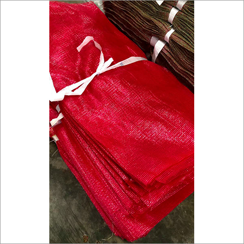 Plastic Orange Yellow Strip Leno Bags at Best Price in Nagpur