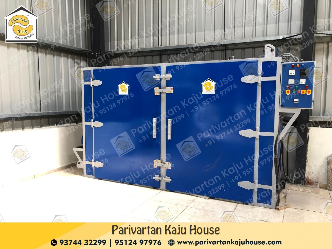 Automatic Cashew Kernel Dryer