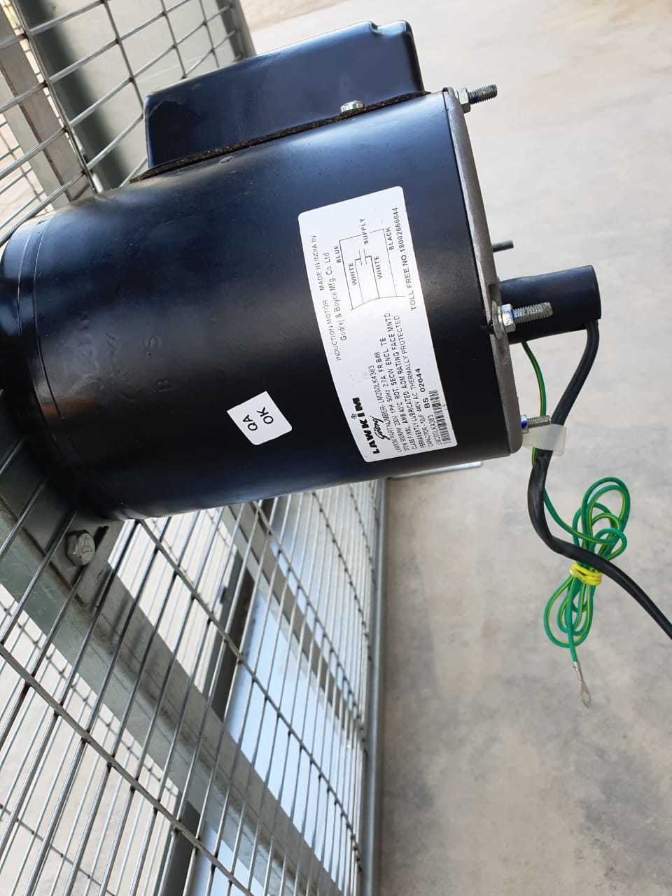 Poultry Ventilation Fan Square - Color: Gray