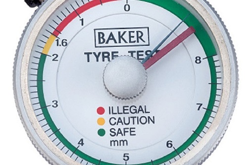 BAKER GAUGES TTG01 - Plastic, 22 Inch Length, Silver Color | Accurate Readings to 0.1mm, Calibration Certificate, Telltale Maximum Reading Pointer