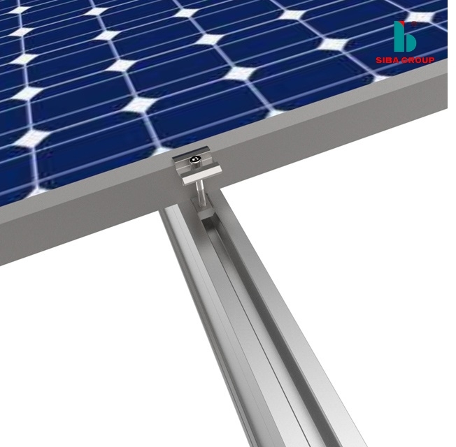 Customize Color Solar Pv Mounting Rail For Rooftop Solar Energy System