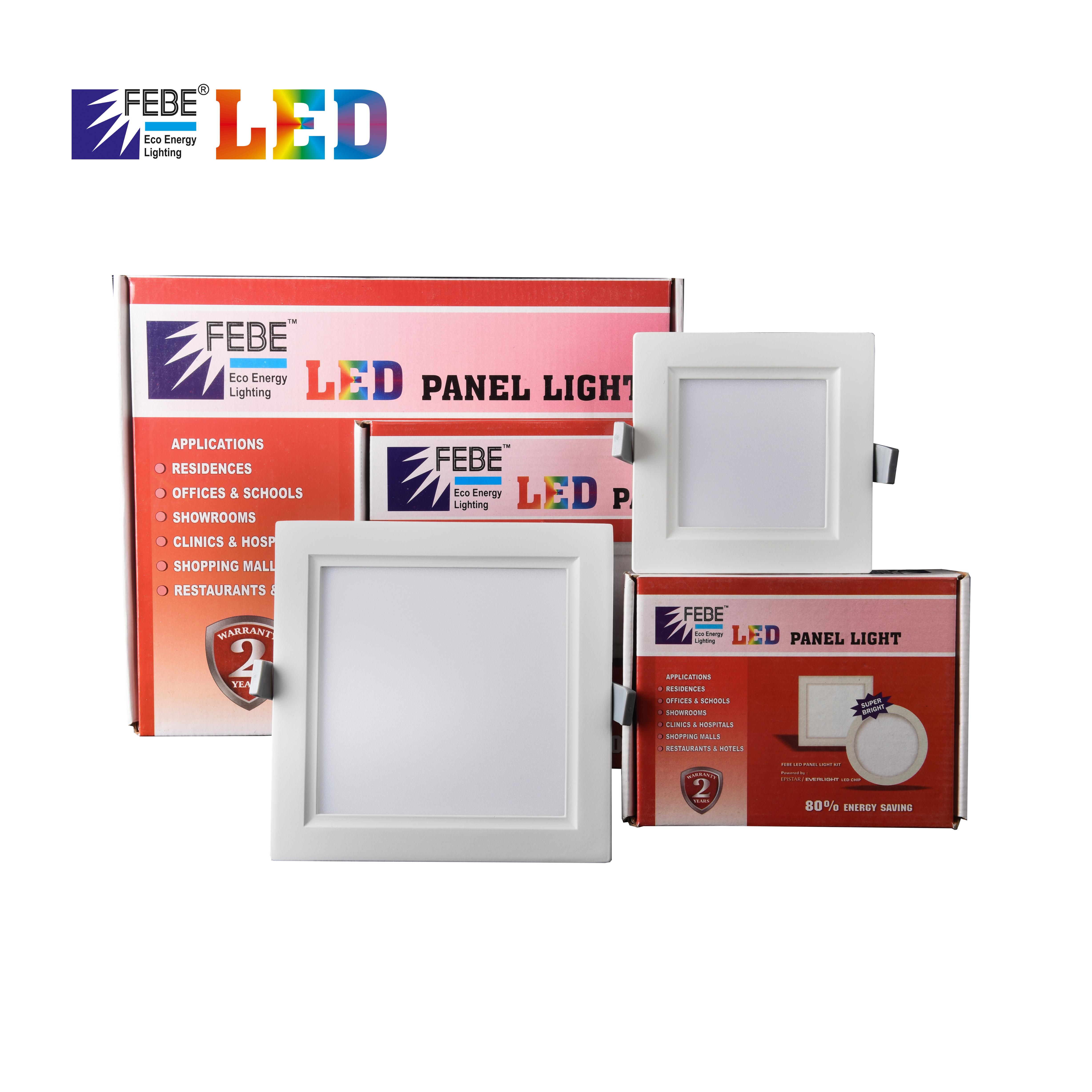 Led Panel Light 15w - Aluminium, 170mm X 170mm, White | Recessed Ceiling Application, 15 Watt, Cool White 6000k, 240v Input, Square Shape, Power Factor 0.9