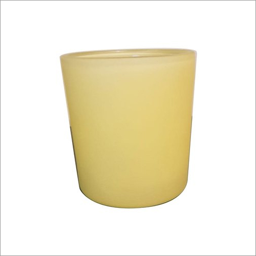 Scented Candle - Wax And Glass, 3x3 Inches Green Frosted Votive | Moisture-proof Packaging, Elegant Home And Commercial Decor