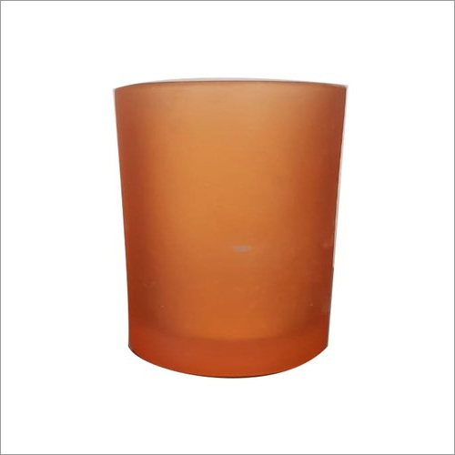 Scented Candle - Wax And Glass, 3x3 Inches Green Frosted Votive | Moisture-proof Packaging, Elegant Home And Commercial Decor