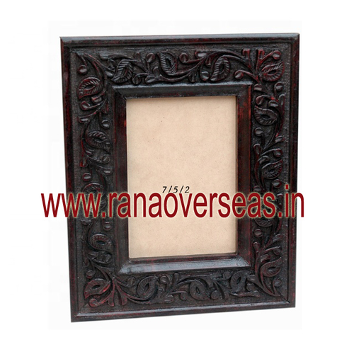 Wooden Wall Mirror Frame - Superior Quality Wood, Polished Finish and Exquisite Design | Perfect Decorative Gift for Home Office